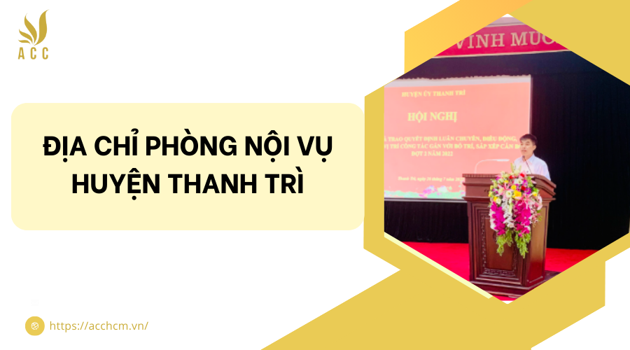 phòng nội vụ huyện Thanh Trì