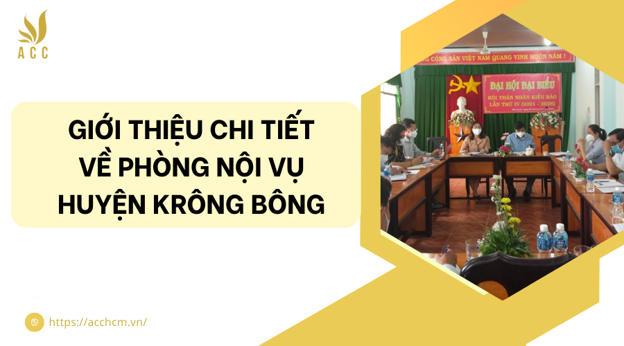 phòng nội vụ huyện Krông Bông