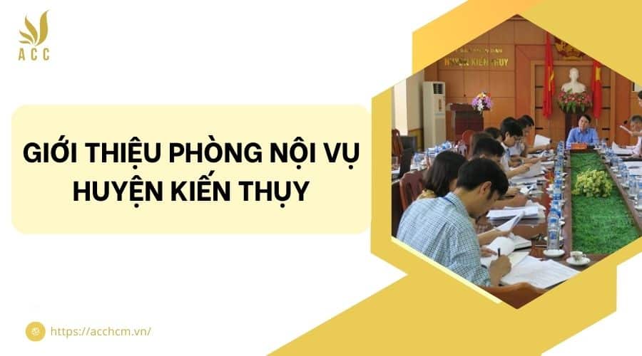 phòng nội vụ huyện Kiến Thụy