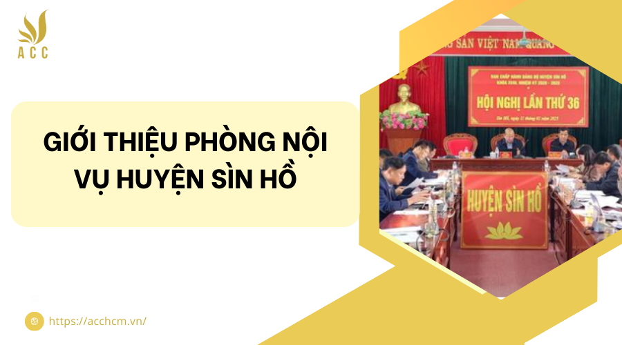 phòng nội vụ huyện Sìn Hồ