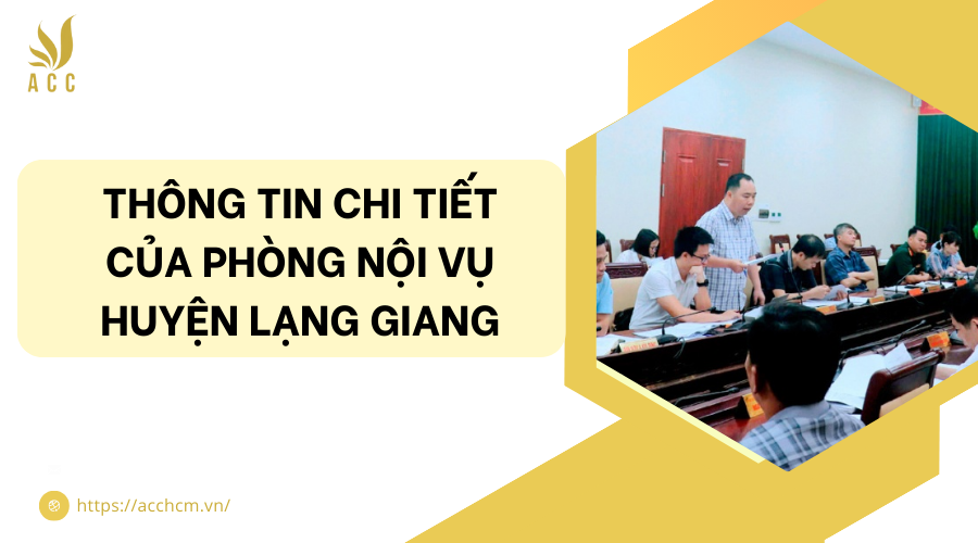 phòng nội vụ huyện Lạng Giang