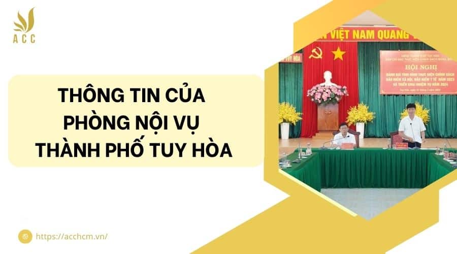 phòng nội vụ thành phố Tuy Hòa