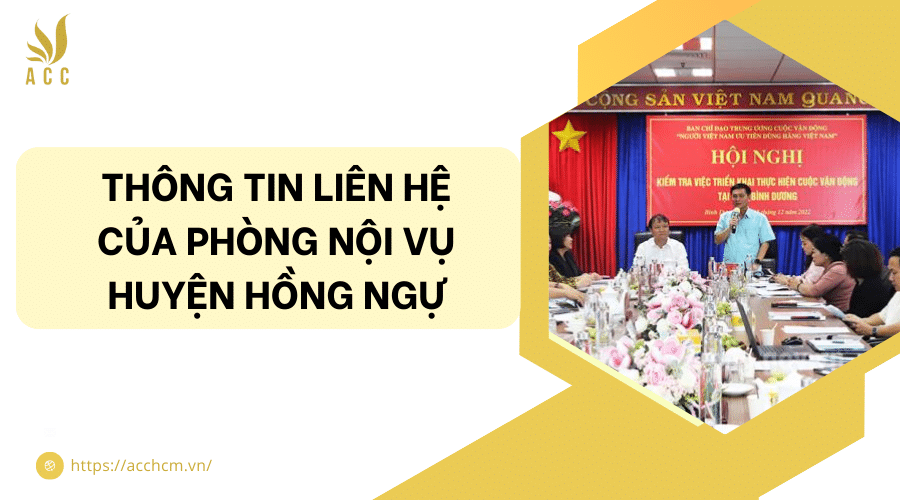 phòng nội vụ huyện Hồng Ngự
