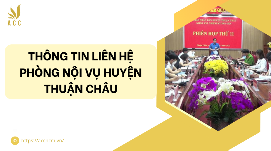 phòng nội vụ huyện Thuận Châu