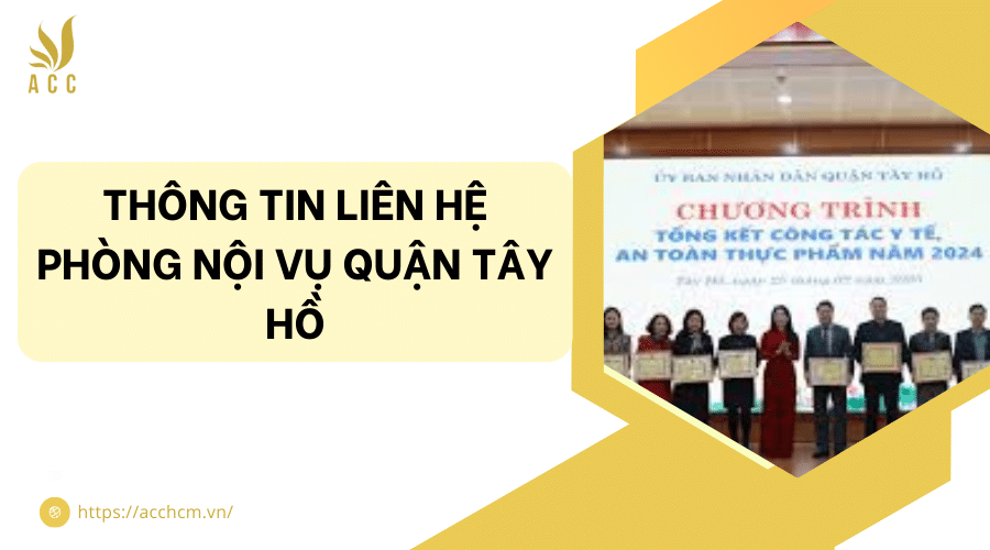 phòng nội vụ quận Tây Hồ