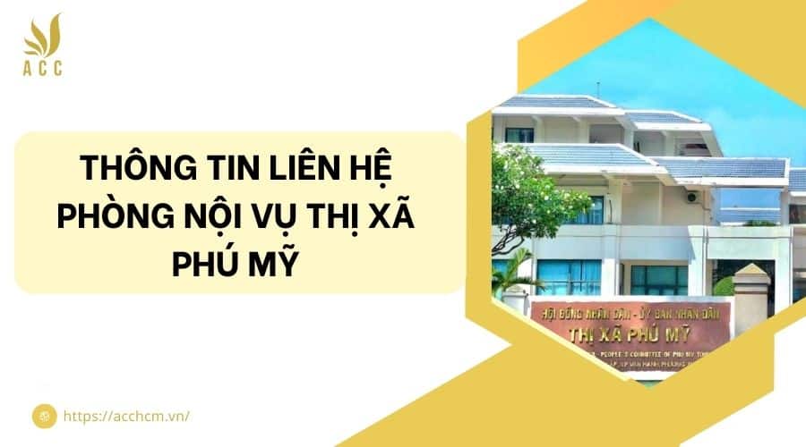 phòng nội vụ thị xã Phú Mỹ