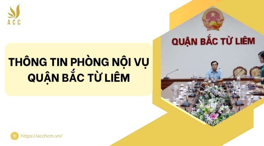 phòng nội vụ quận Bắc Từ Liêm