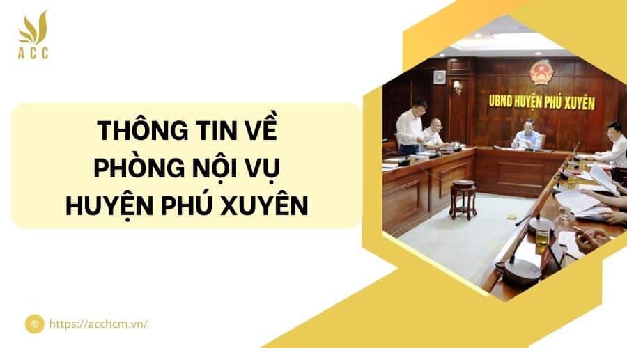 phòng nội vụ huyện Phú Xuyên