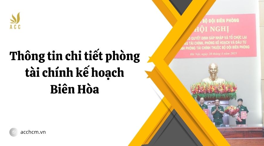 phòng tài chính kế hoạch Biên Hòa