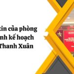 phòng tài chính kế hoạch quận Thanh Xuân