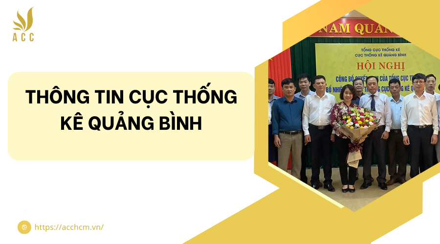 cục thống kê Quảng Bình
