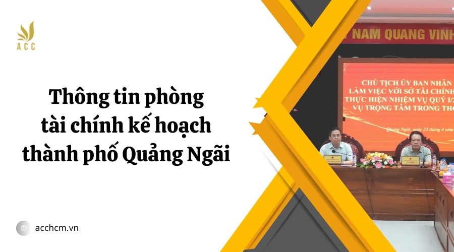 phòng tài chính kế hoạch thành phố Quảng Ngãi
