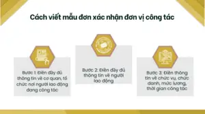 Cách viết mẫu đơn xác nhận đơn vị công tác