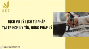 Dịch vụ lý lịch tư pháp tại TP HCM uy tín, đúng pháp lý