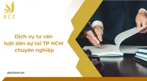 Dịch vụ tư vấn luật dân sự tại TP HCM chuyên nghiệp