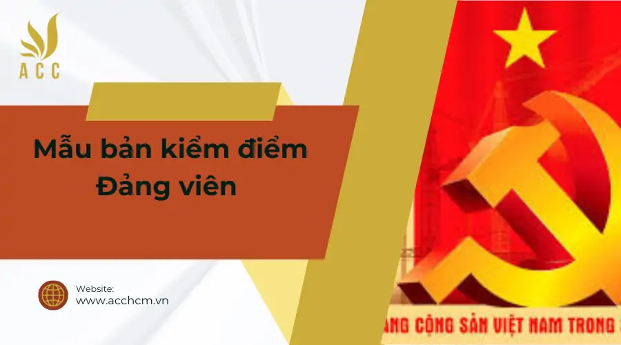 Mẫu bản kiểm điểm Đảng viên