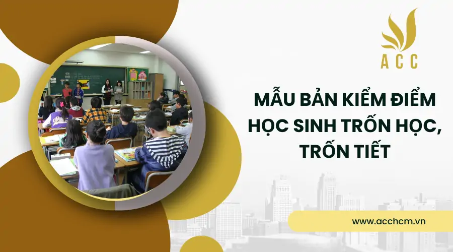 Mẫu bản kiểm điểm học sinh trốn học, trốn tiết