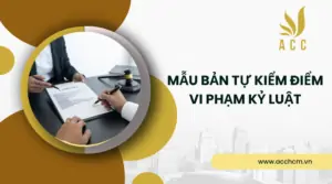 Mẫu bản tự kiểm điểm vi phạm kỷ luật