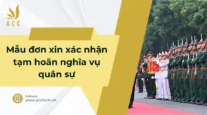 Mẫu đơn xin xác nhận tạm hoãn nghĩa vụ quân sự