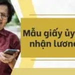 Mẫu giấy ủy quyền nhận lương hưu