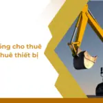 Mẫu hợp đồng cho thuê máy xúc, thuê thiết bị