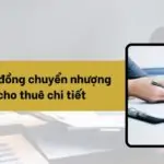 Mẫu hợp đồng chuyển nhượng nhà cho thuê chi tiết