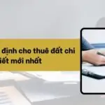 Mẫu quyết định cho thuê đất chi tiết mới nhất