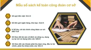 Mẫu sổ sách kế toán công đoàn cơ sở