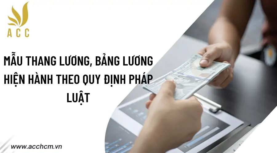 Mẫu thang lương, bảng lương hiện hành theo quy định pháp luật