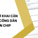 Mẫu tờ khai căn cước công dân gắn chip