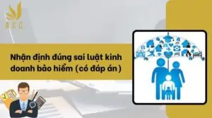 Nhận định đúng sai luật kinh doanh bảo hiểm (có đáp án)