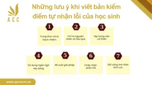 Những lưu ý khi viết bản kiểm điểm tự nhận lỗi của học sinh