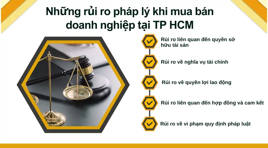 Những rủi ro pháp lý khi mua bán doanh nghiệp tại TP HCM