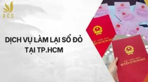 Dịch vụ làm lại sổ đỏ tại TP.HCM