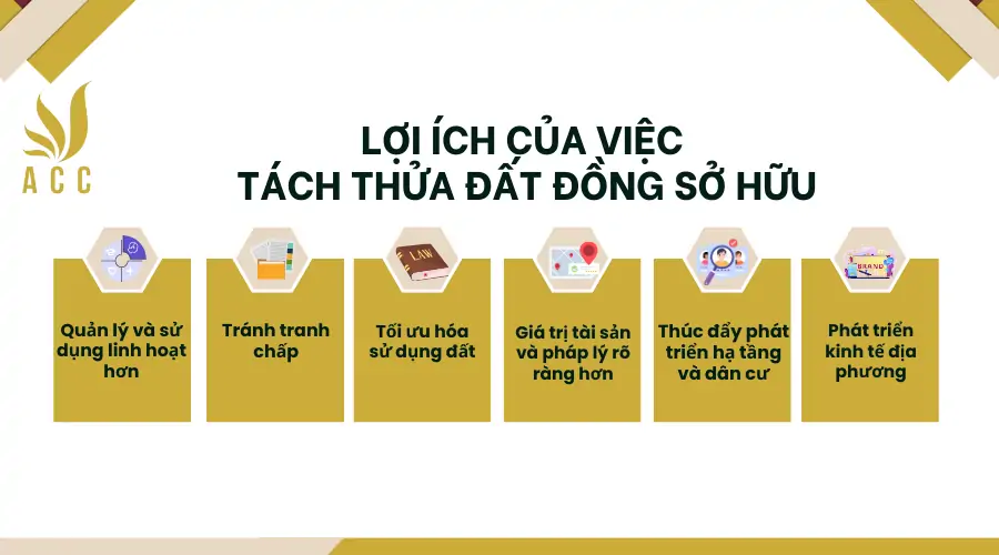 Lợi ích của việc tách thửa đất đồng sở hữu