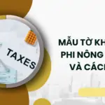 Mẫu tờ khai thuế phi nông nghiệp và cách viết