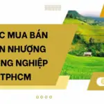 Thủ tục mua bán chuyển nhượng đất nông nghiệp tại TPHCM