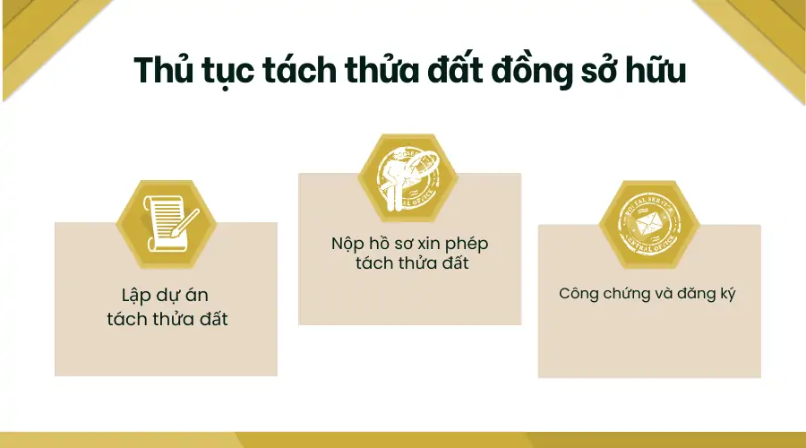 Thủ tục tách thửa đất đồng sở hữu