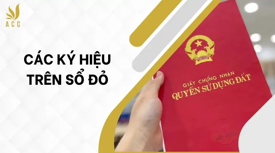 Các ký hiệu trên sổ đỏ