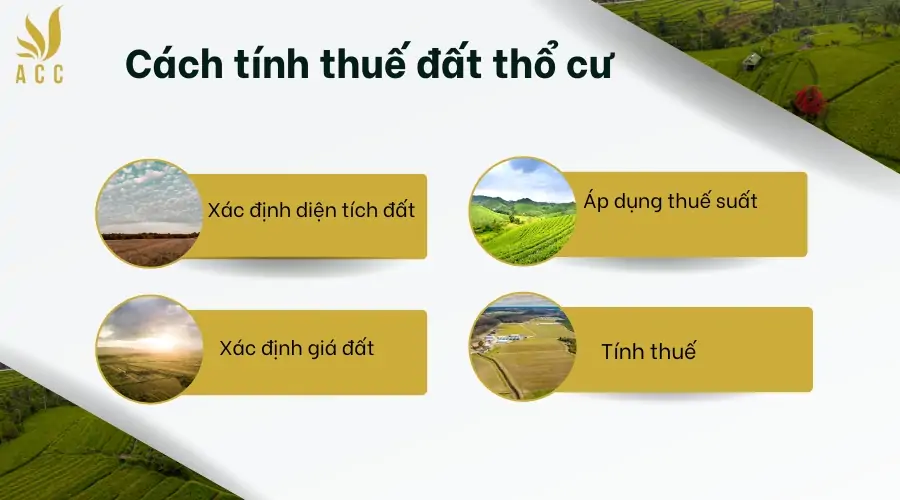 Cách tính thuế đất thổ cư