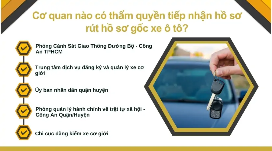 Co-quan-nao-co-tham-quyen-tiep-nhan-ho-so-rut-ho-so-goc-xe-o-to