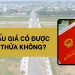 Đất đấu giá có được tách thửa không