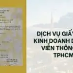 Dịch vụ giấy phép kinh doanh dịch vụ viễn thông tại TPHCM