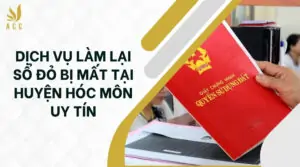 Dịch vụ làm lại sổ đỏ bị mất tại Huyện Hóc Môn uy tín