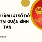 Dịch vụ làm lại sổ đỏ bị mất tại Quận Bình Tân