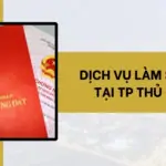 Dịch vụ làm sổ đỏ tại TP Thủ Đức