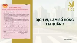 Dịch vụ làm sổ hồng tại Quận 7