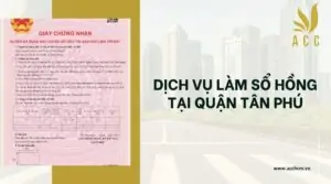 Dịch vụ làm sổ hồng tại Quận Tân Phú