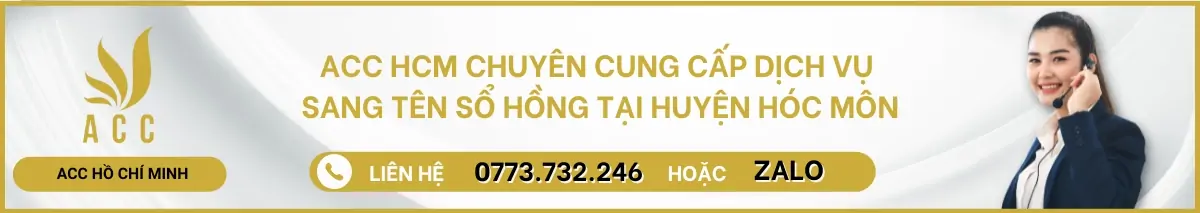 Dịch vụ sang tên sổ hồng tại huyện Hóc Môn