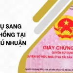 Dịch vụ sang tên sổ hồng tại quận Phú Nhuận